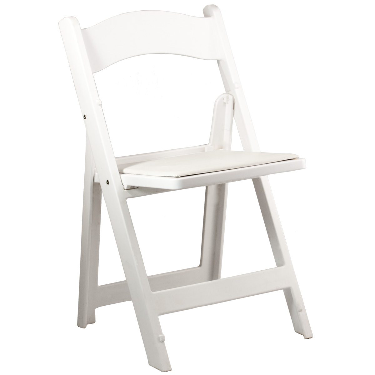 Folding Chair Padded White Celebrations Party Rentals