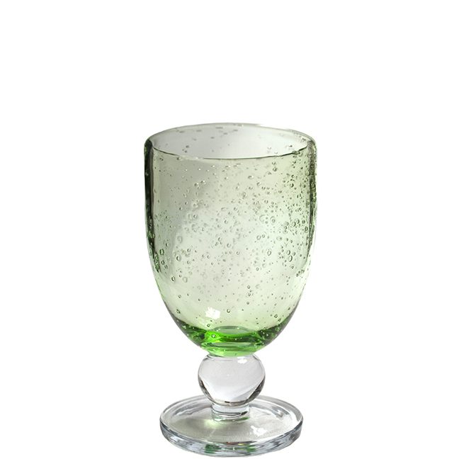 colored glass water goblets