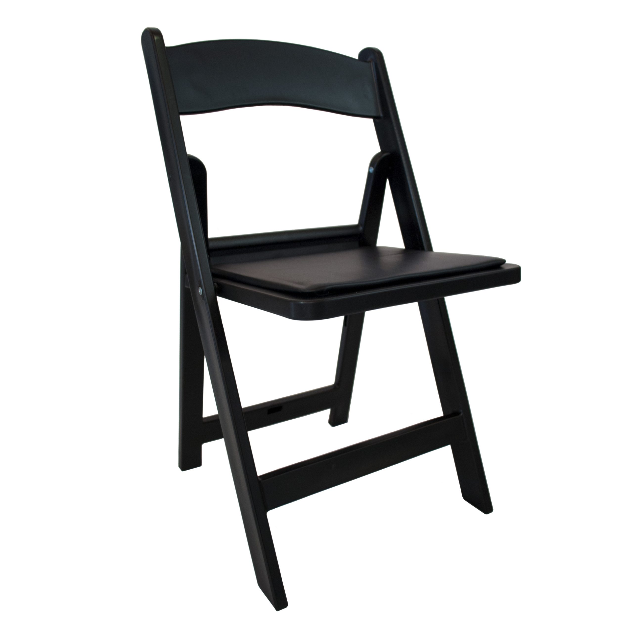 Folding Chair Padded Black Celebrations! Party Rentals