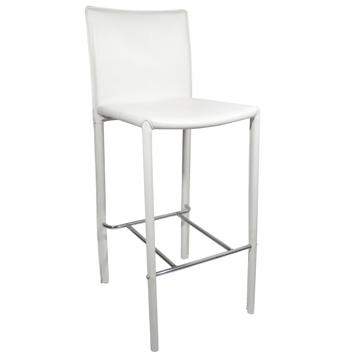 White Leather Barstool Celebrations Party Als White Leather Barstool