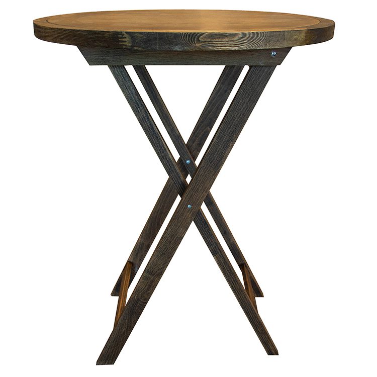 wooden cocktail table