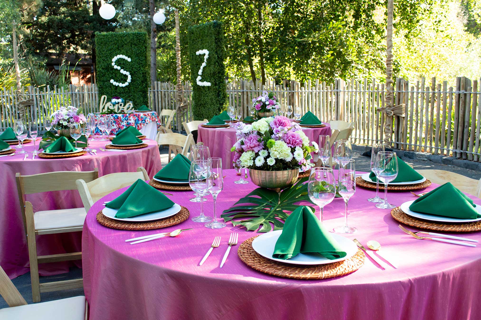 rose party rentals and service table linens glendale heights illinois